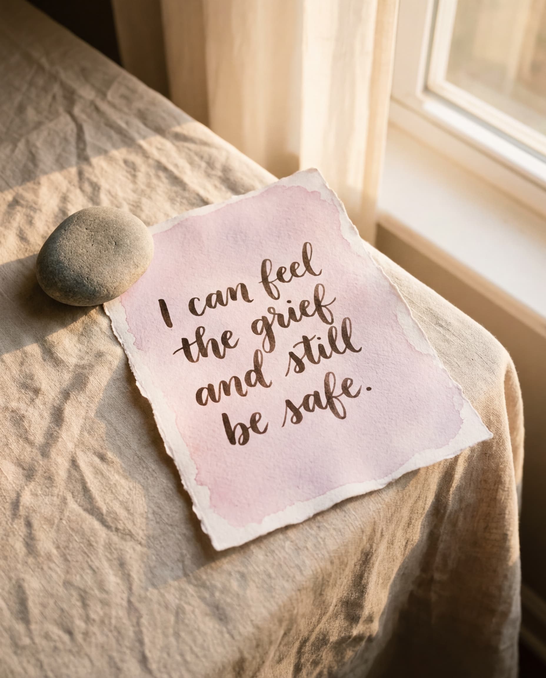 I can feel the grief and still be safe